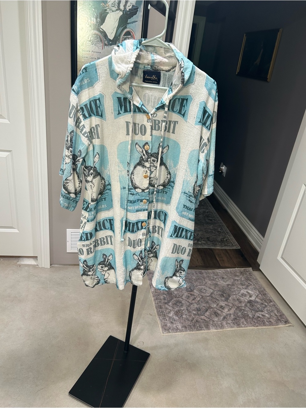 Flour Sack Rabbit Tunic OS